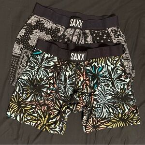 2 pairs SAXX Men’s Boxer Briefs Set pattern